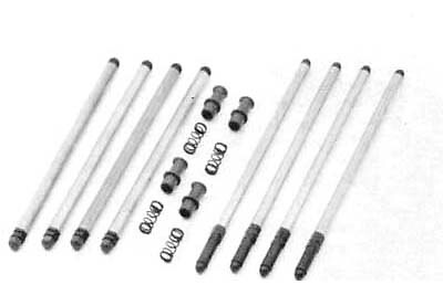Colony Solid Pushrod Kit With Adapters - Part For 7131-12