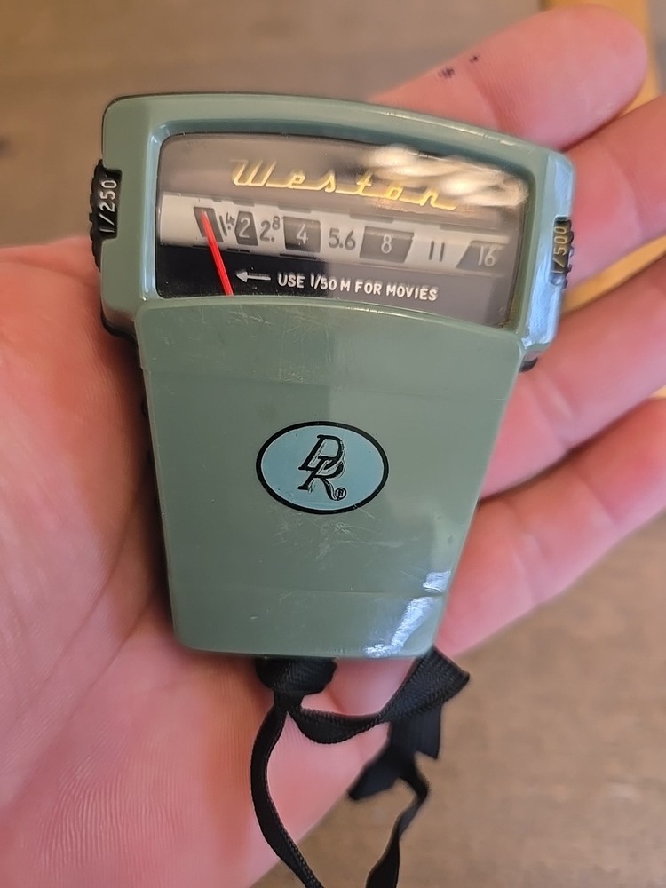 Vintage WESTON Direct Reading Exposure Light Meter Model 854 Untested See All