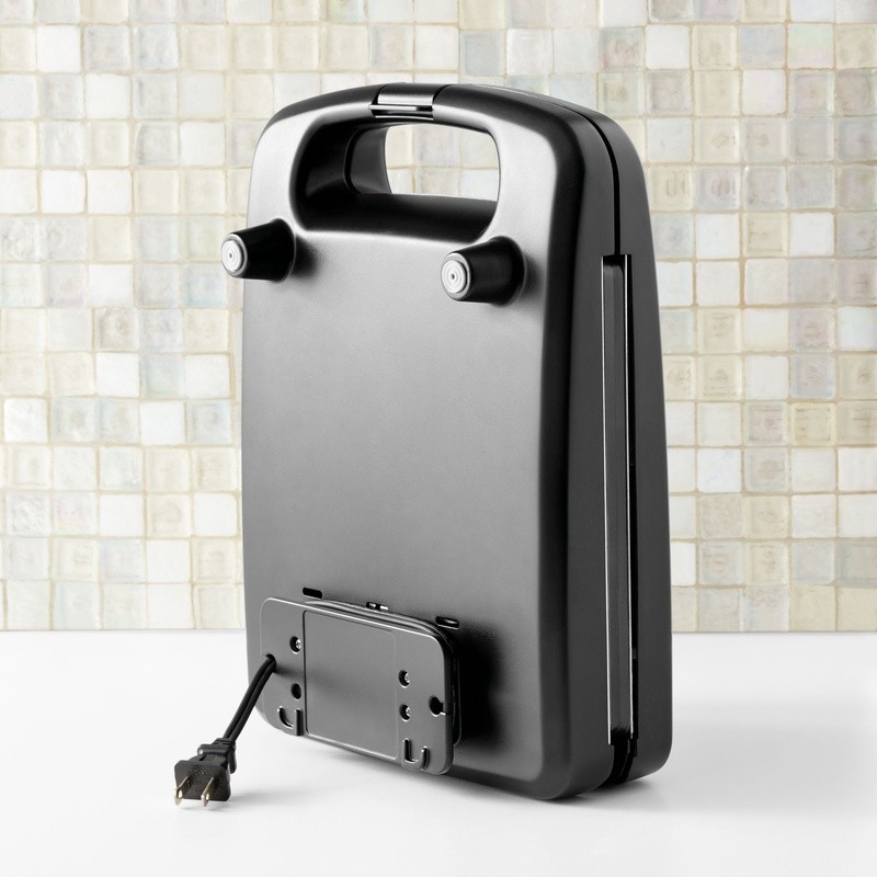 4 Slice Non-Stick Waffle Maker Removable Plates Space Saving Upright Storage New