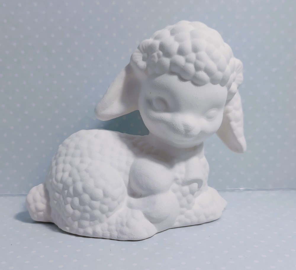 Lamb ~ Ceramic Bisque Ready to Paint