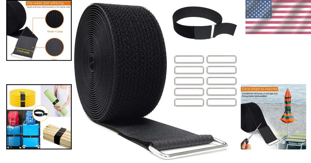 Adjustable Nylon Cable Ties for Storage, 20 Buckles