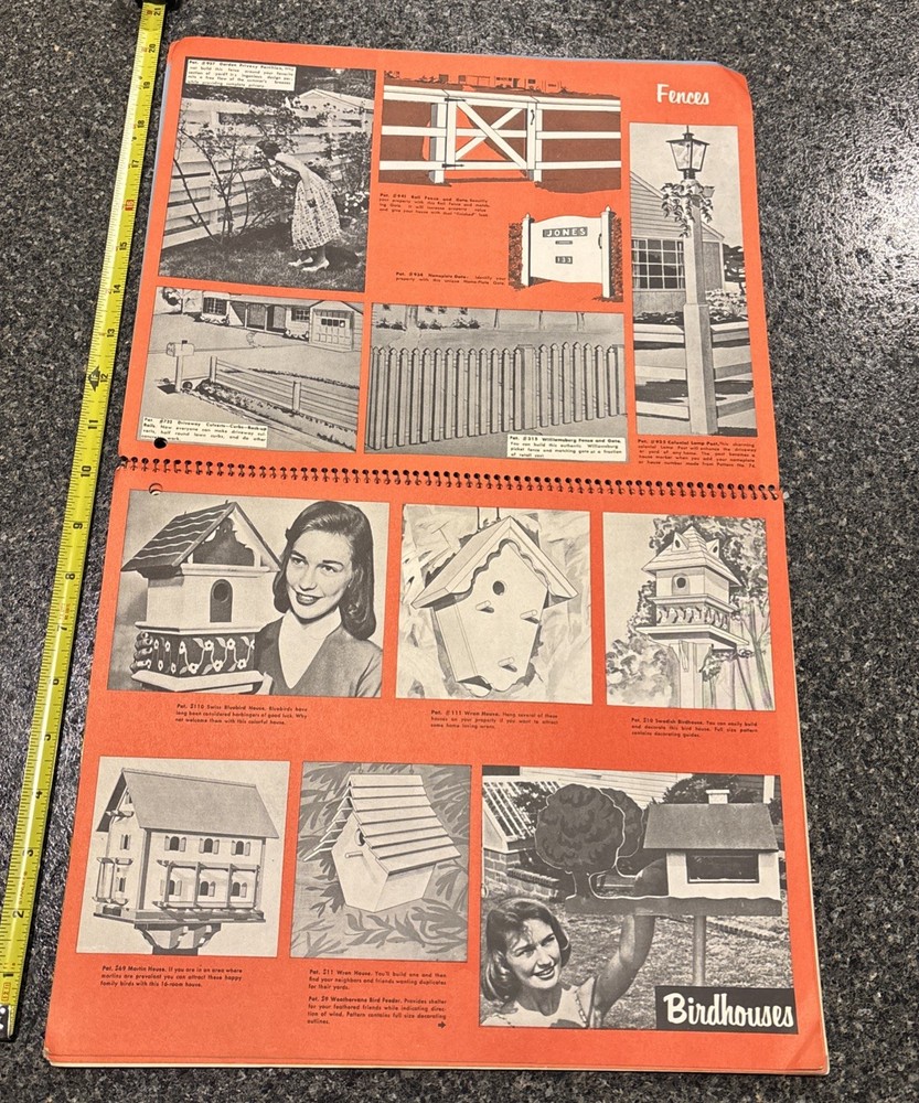 Vintage Easi-Bild Pattern Catalog From 1961 VG Condition for Age Great Graphics