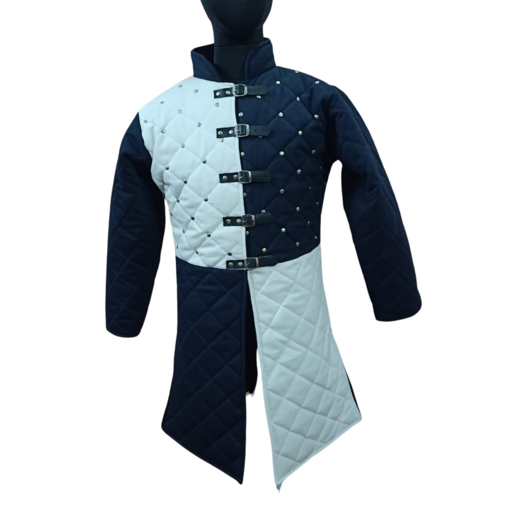 Medieval Padded Armor Jacket for Men & Women – Lightweight Protective Undercoat