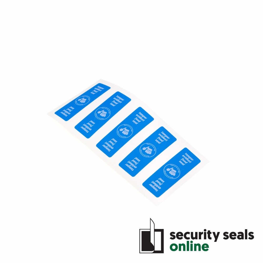 60x20mm Total-Transfer Void Security food delivery labels