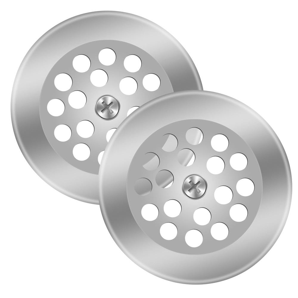 PP826-64 Bathtub Dome Grid Strainer With Screw Drain Cover Replacement Part