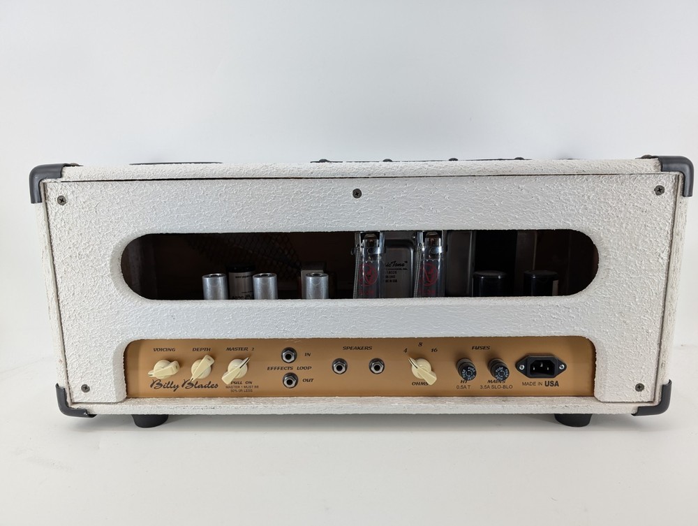 Blades Custom Amplifier for Guitars - White