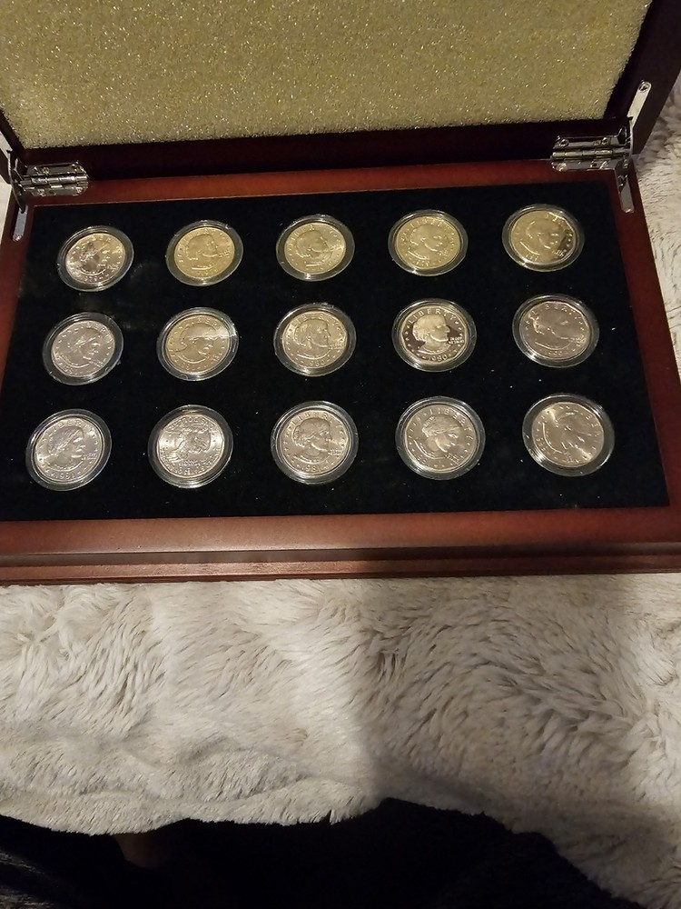 susan b anthony dollar set 15 Coin Set