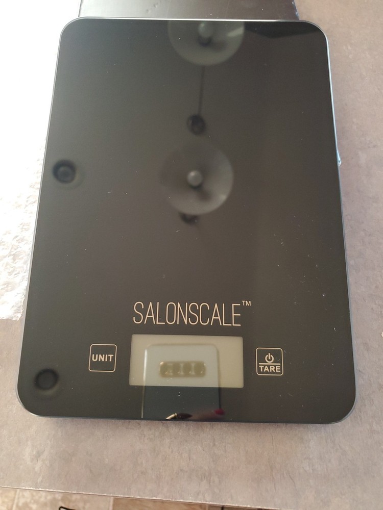 Salonscale Digital Bluetooth Scale App Compatible 1G Accuracy Scale