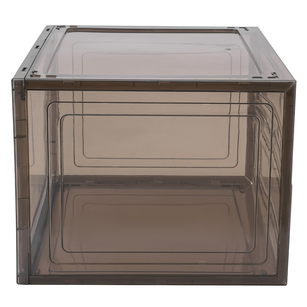 12PCS Stackable Sneaker Display Case Container Shoe Storage Box Organizer