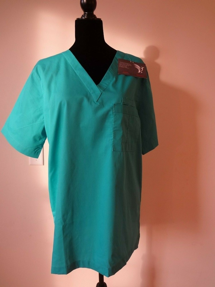 Featherhead - V-Neck Top & Straight Leg Pant Scrub Set - Size M