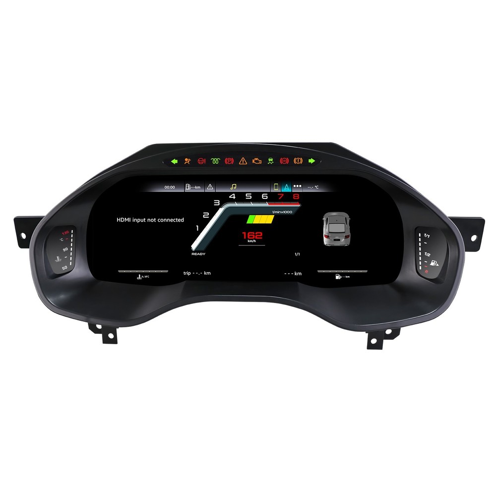For AUDI A6 A7 2013-2018 CarPlay Linux Digital Instrument Cluster Speedometer