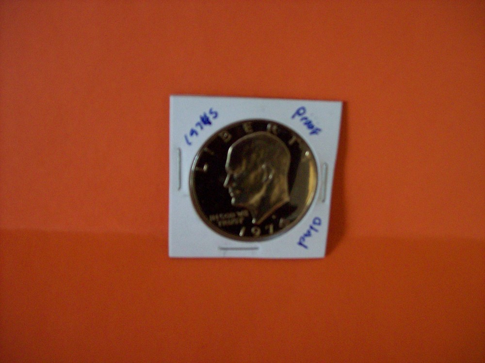 1974s ike dollar clad proof
