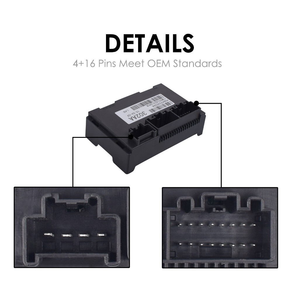 US Black Transfer Case Control Module For 2019 Jeep Grand Cherokee Durango