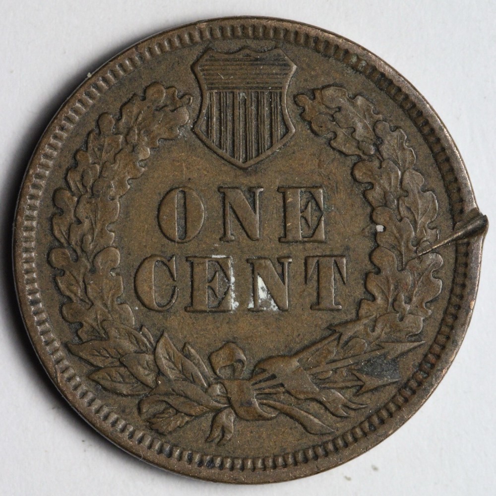 1898 Indian Head Cent Penny AU E189 TKC