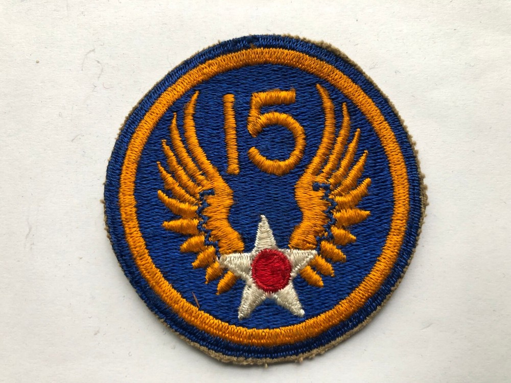 WWII 15th Air Force DI Unit Crest  RARE PATCH