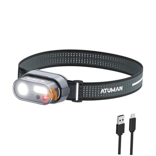 MHHeadlamp Rechargeable, Intelligent Multifunctional Headlight Pack 1 1 Pack