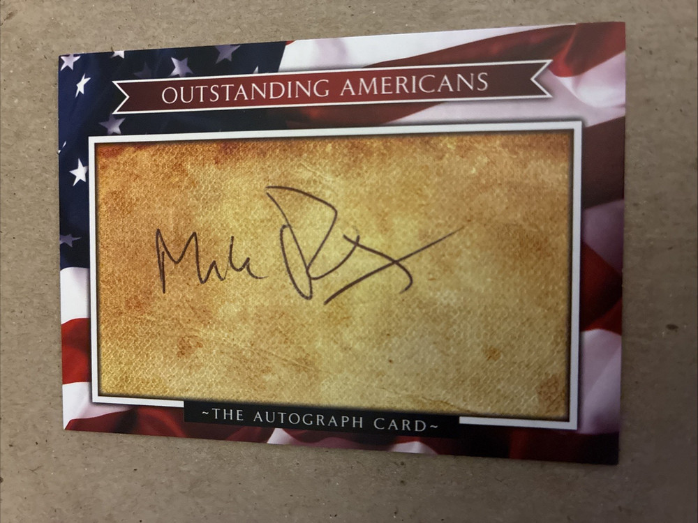 MICHAEL FOALE NASA ASTRONAUT AUTHENTIC HAND SIGNED SPACE CARD