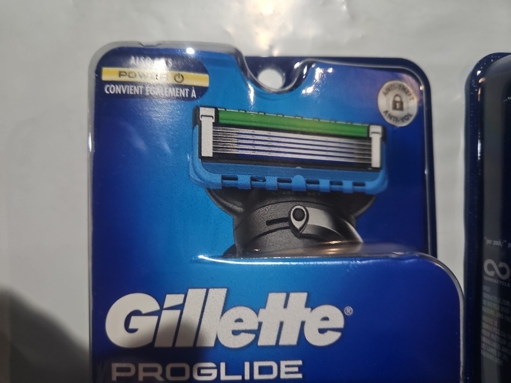 GILLETTE PROGLIDE * 2 X 4-PACK *(8) REFILL CARTRIDGES WITH PRECISION TRIMMER
