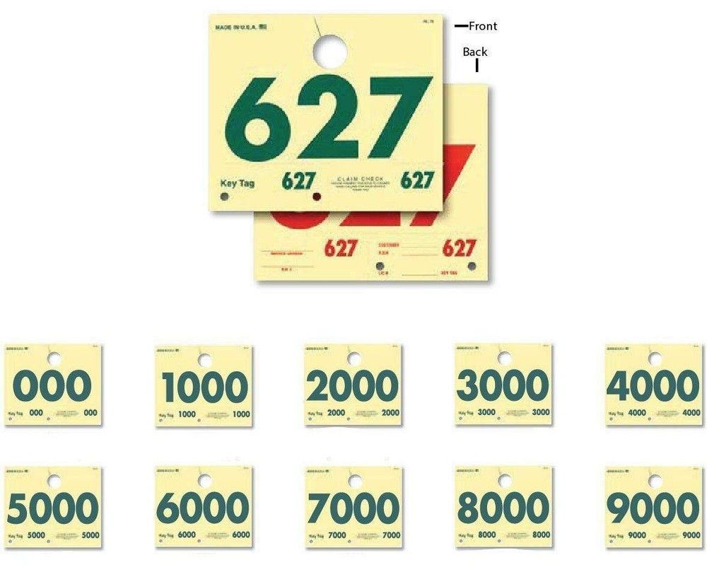 RL-78 Service Dispatch Numbers - 3 & 4 Digit