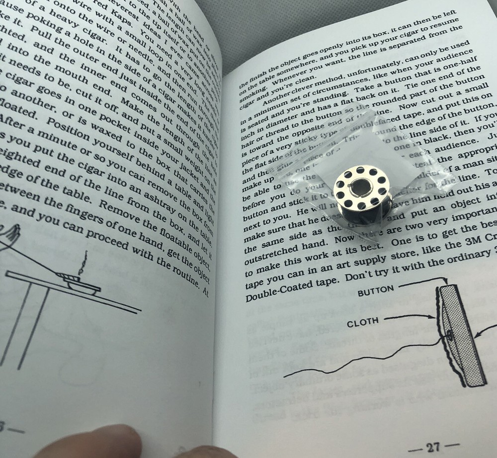 Magicians Invisible Thread Plus Book Thread Reference by Magic City!