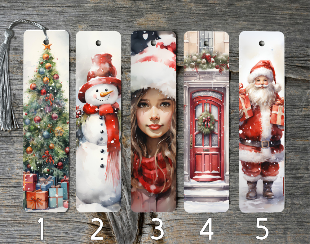 Christmas Winter Metal Bookmarks