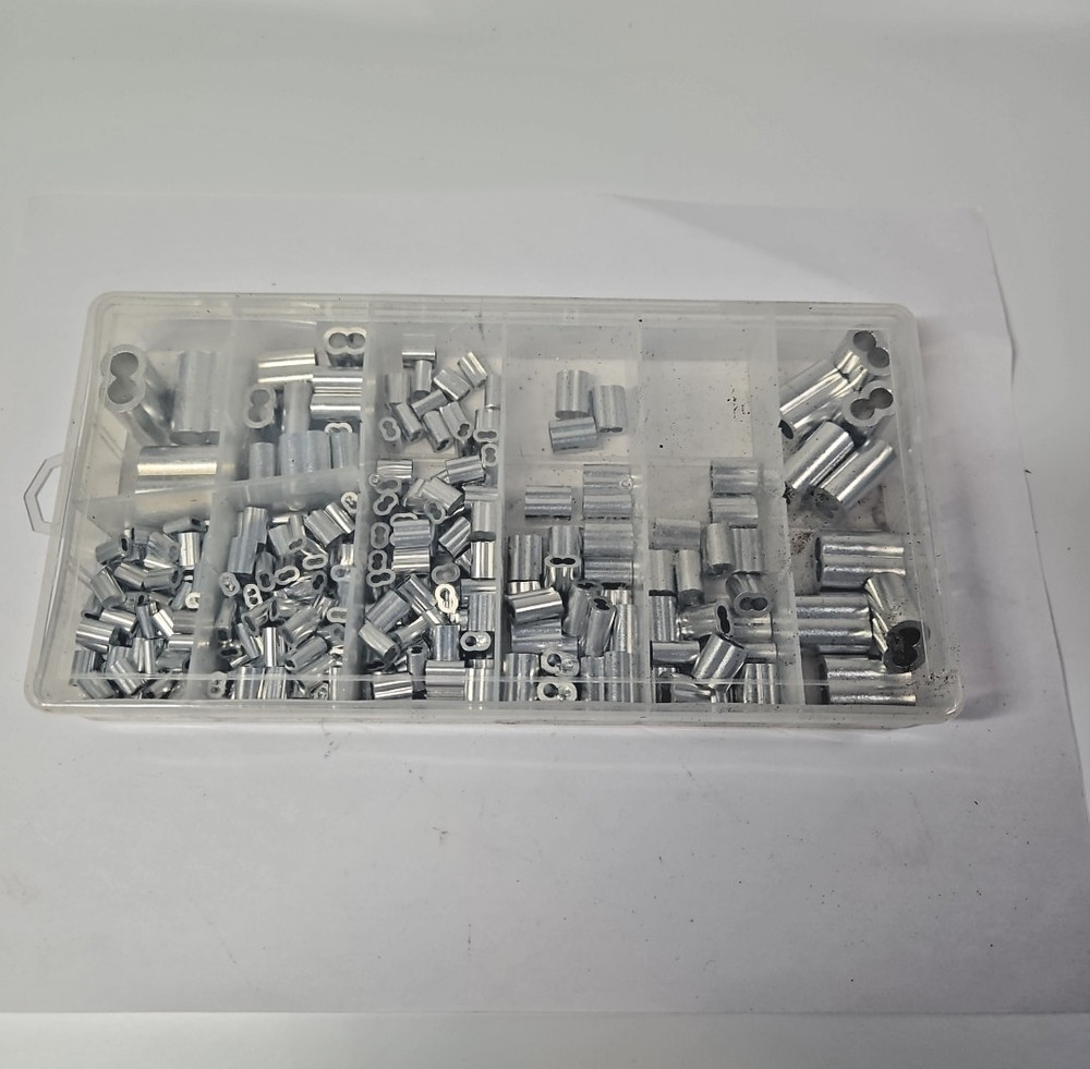 Assorted Wire Rope Crimps - Open Box