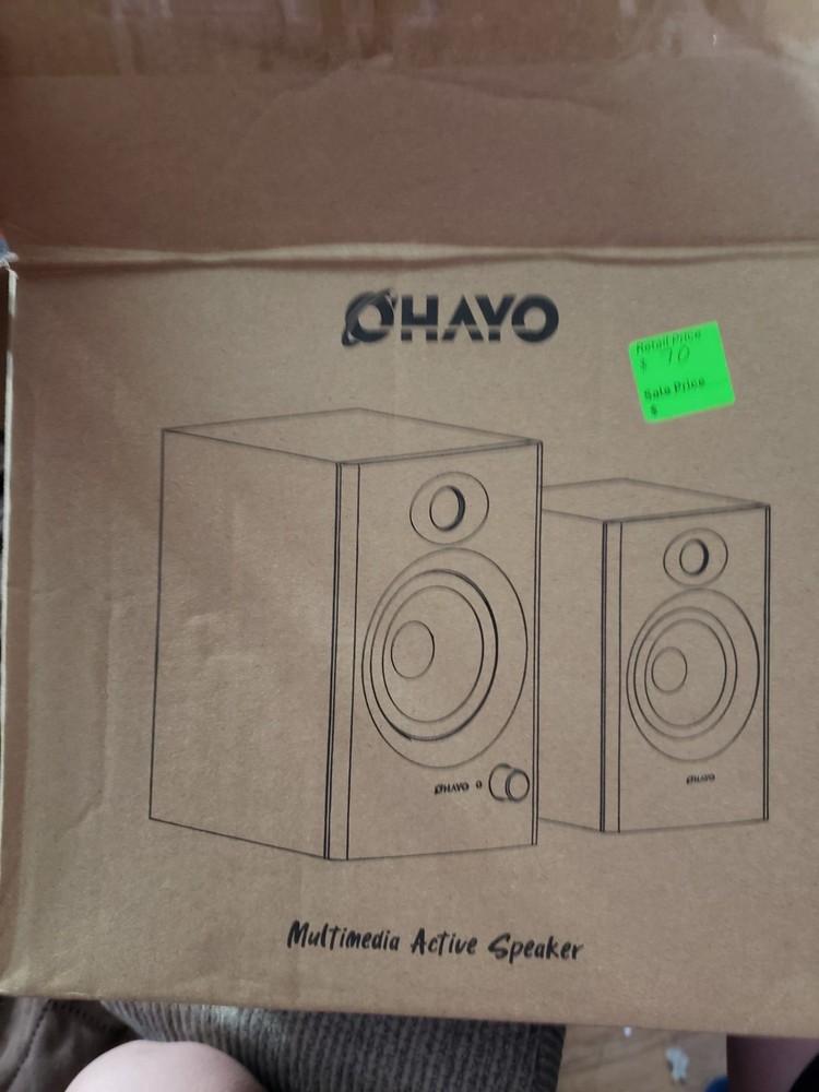 Hayo multimedi active computer gaming speakers, new