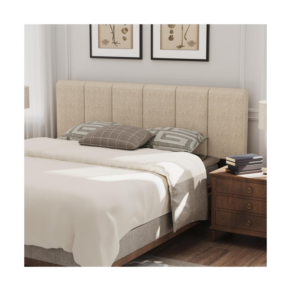 HAOBO Home Upholstered Headboard Foldable King Size Headboards Eastern King/C...