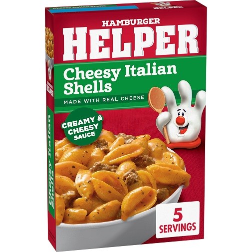Hamburger Helper Cheesy Italian Shells
