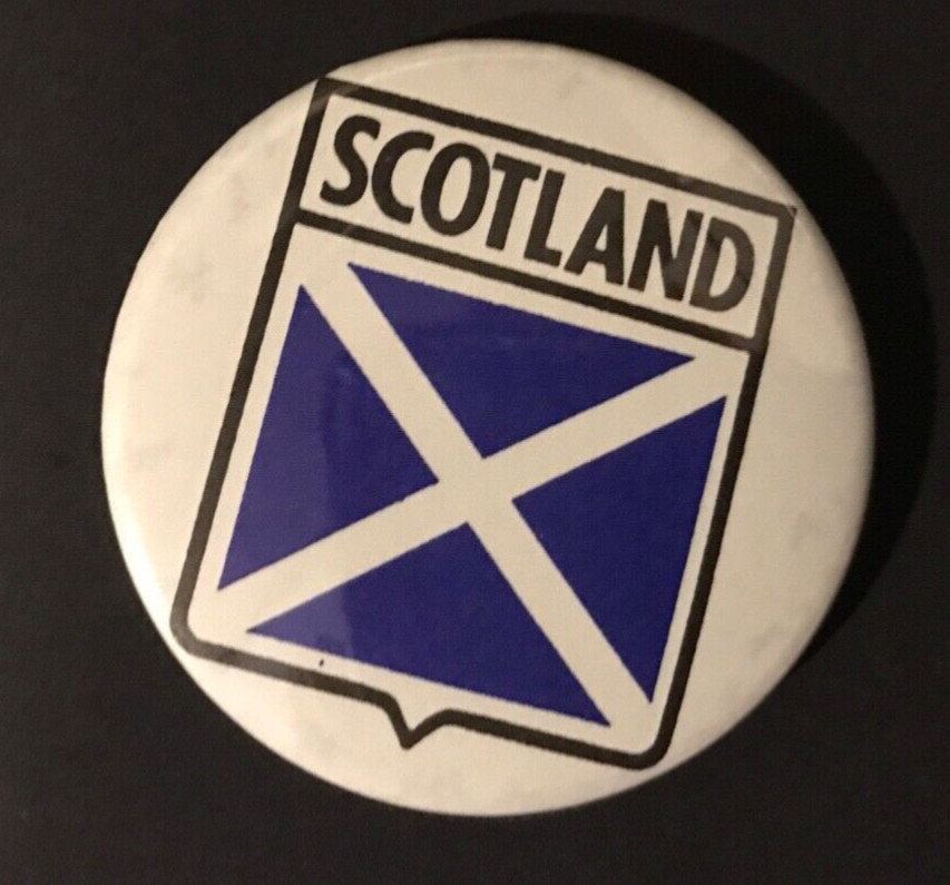 Vintage Scotland Pinback Button