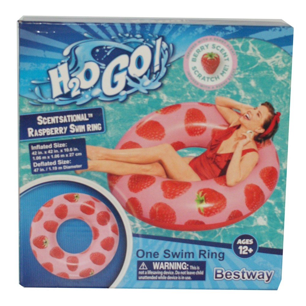 Raspberry Swim Ring