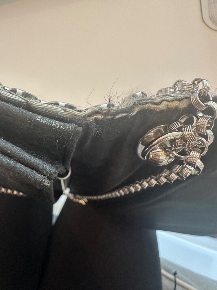 Vintage Metal Mesh Silver Evening Whiting & Davis Bag (E2375)