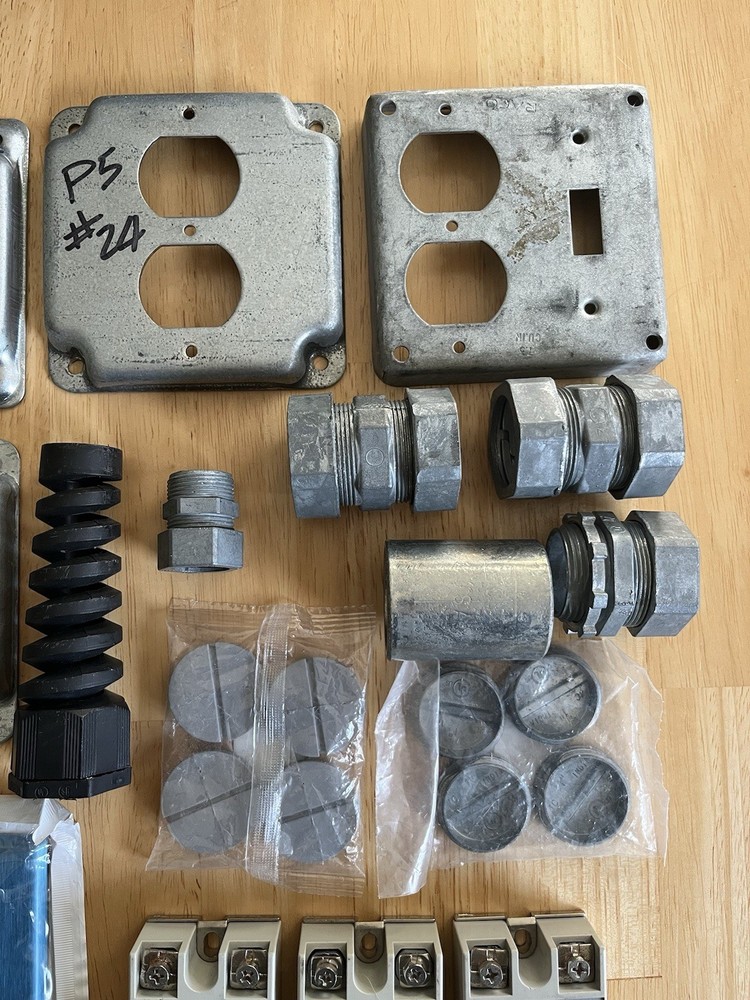 Misc Electrical Metal Face Plates, Connectors and Solid State Relays