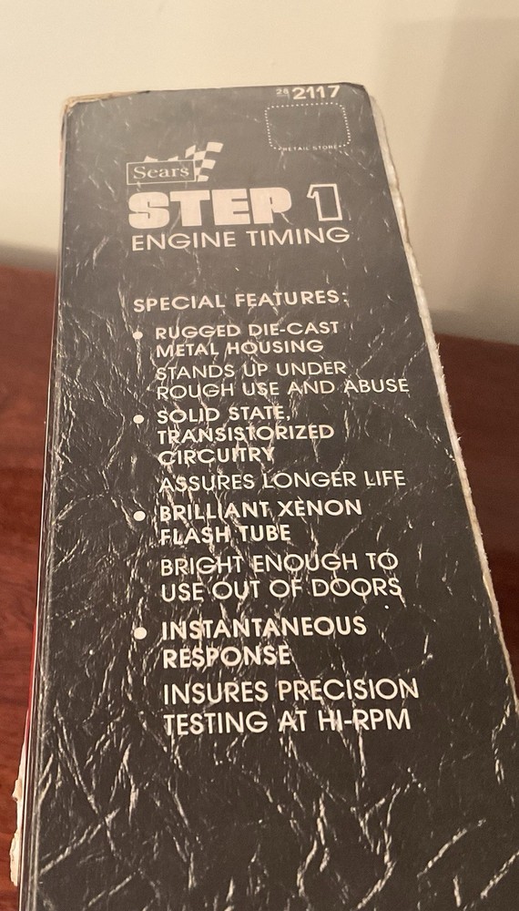 SEARS STEP 1 DC POWER ENGINE TIMING LIGHT 2117 - PREOWNED