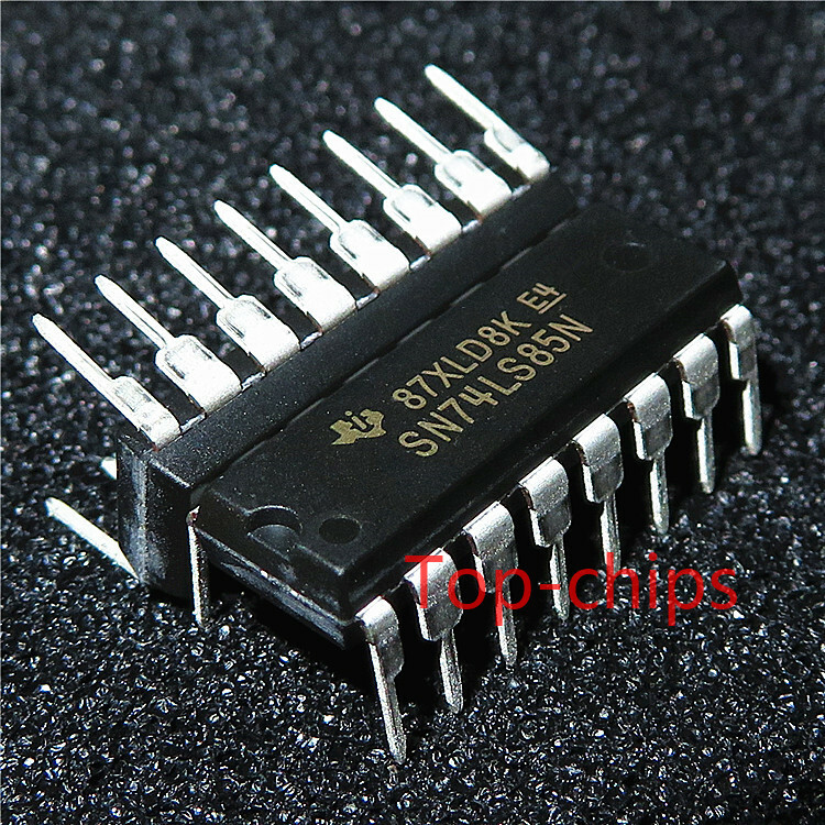 10PCS SN74LS85N DIP 4-BIT MAGNITUDE COMPARATORS