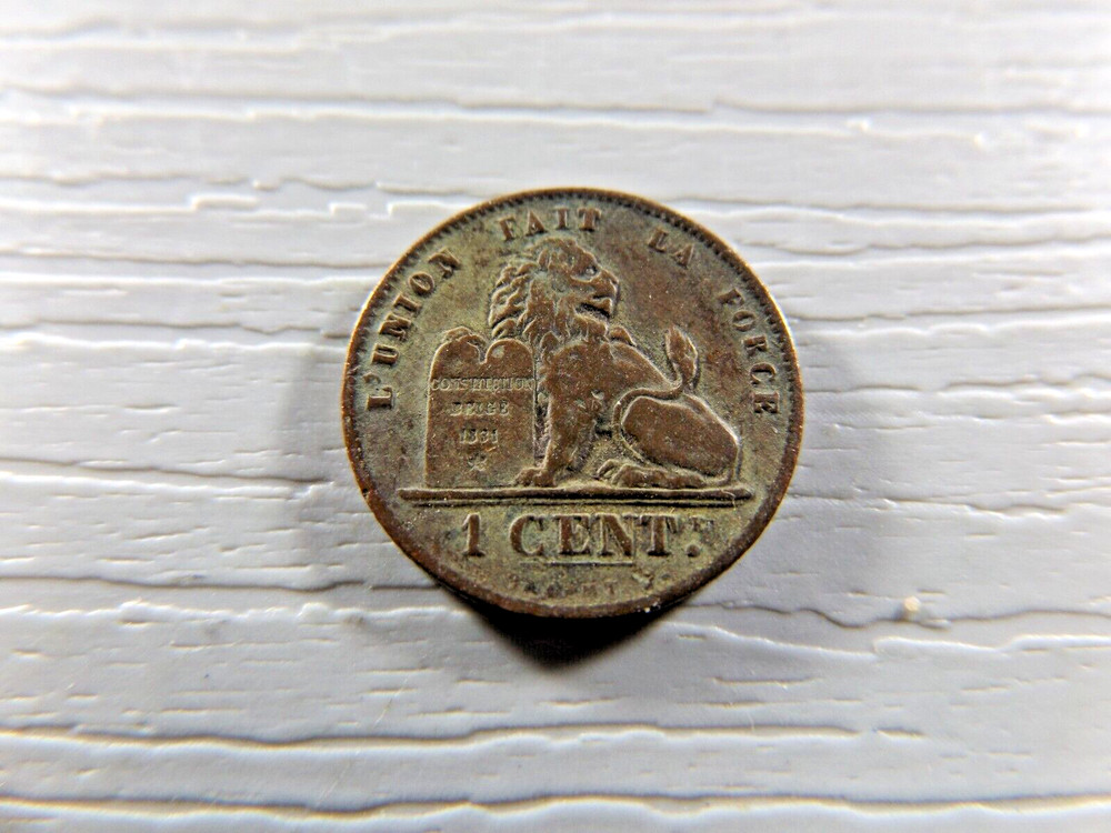 BELGIUM 1907 1 Cent