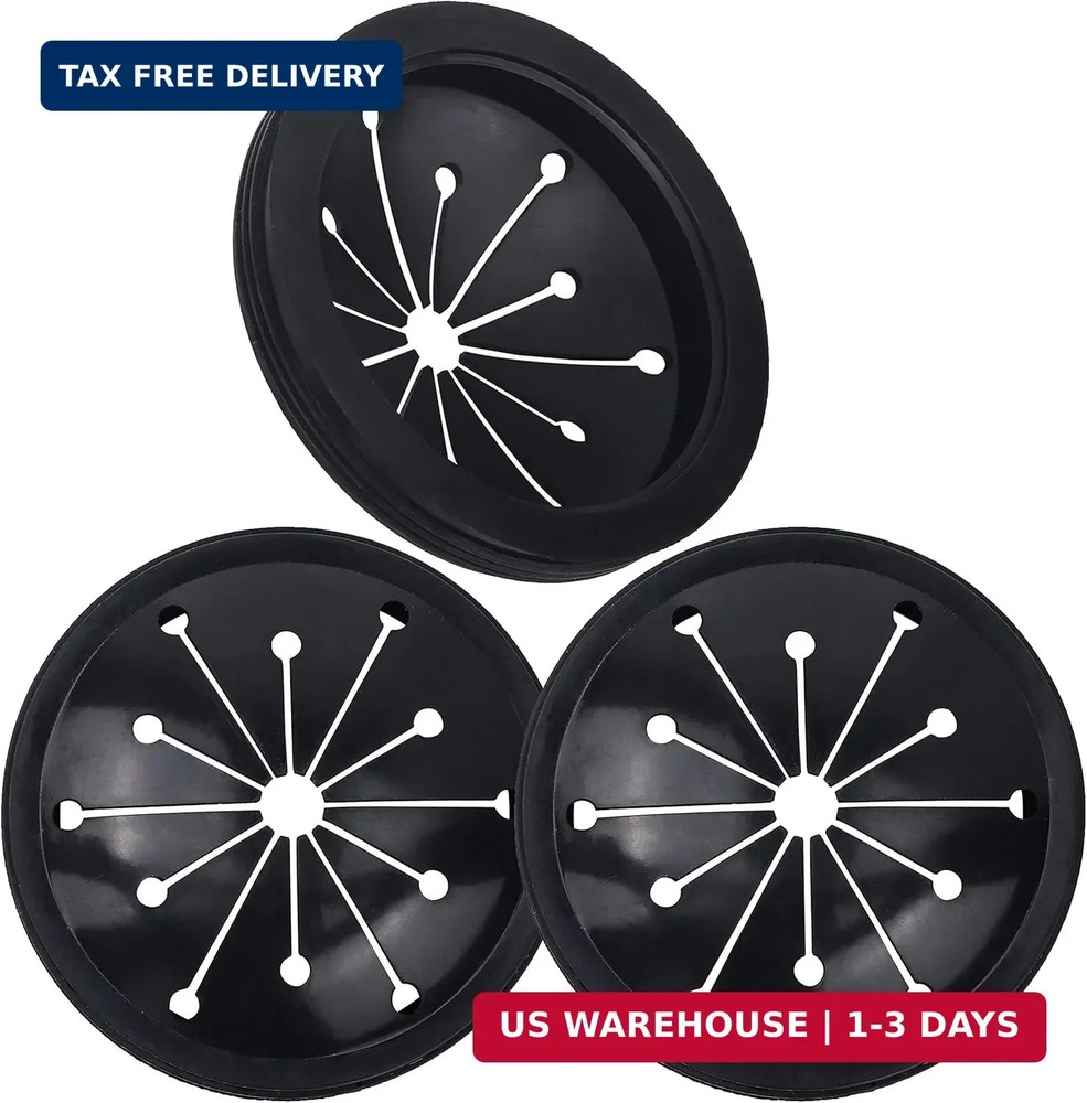 3 Pcs Garbage Disposal Splash Guards Sink Baffle Disposal Replacement Multi-func