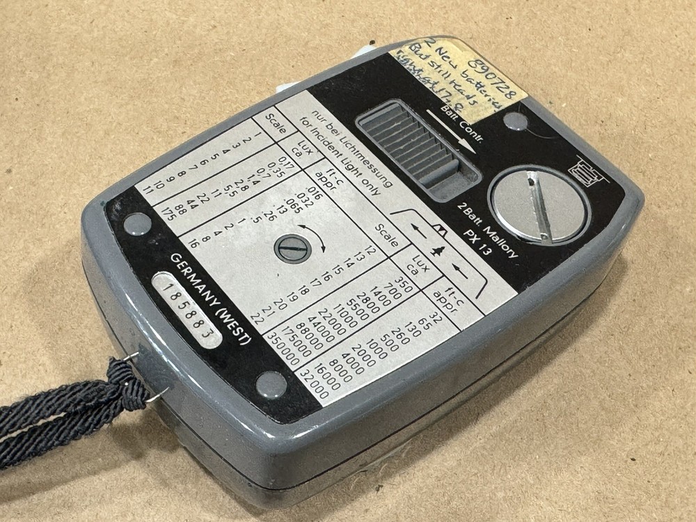 Gossen Lunasix Vintage Light-meter Tested & Working