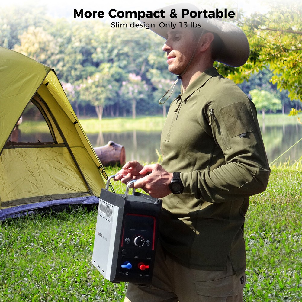 All-in-One Carry Bag Portable Propane Water Heater Camplux Outdoor Complete Kit