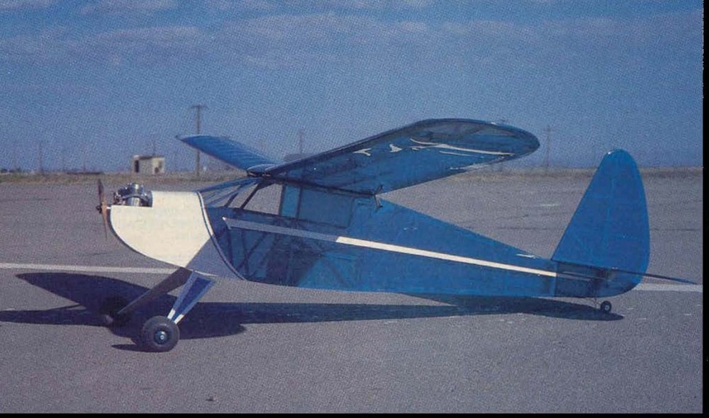 74 inch RCM Pacific Ace Oldtimer RC Balsa AIrplane Printed Plans