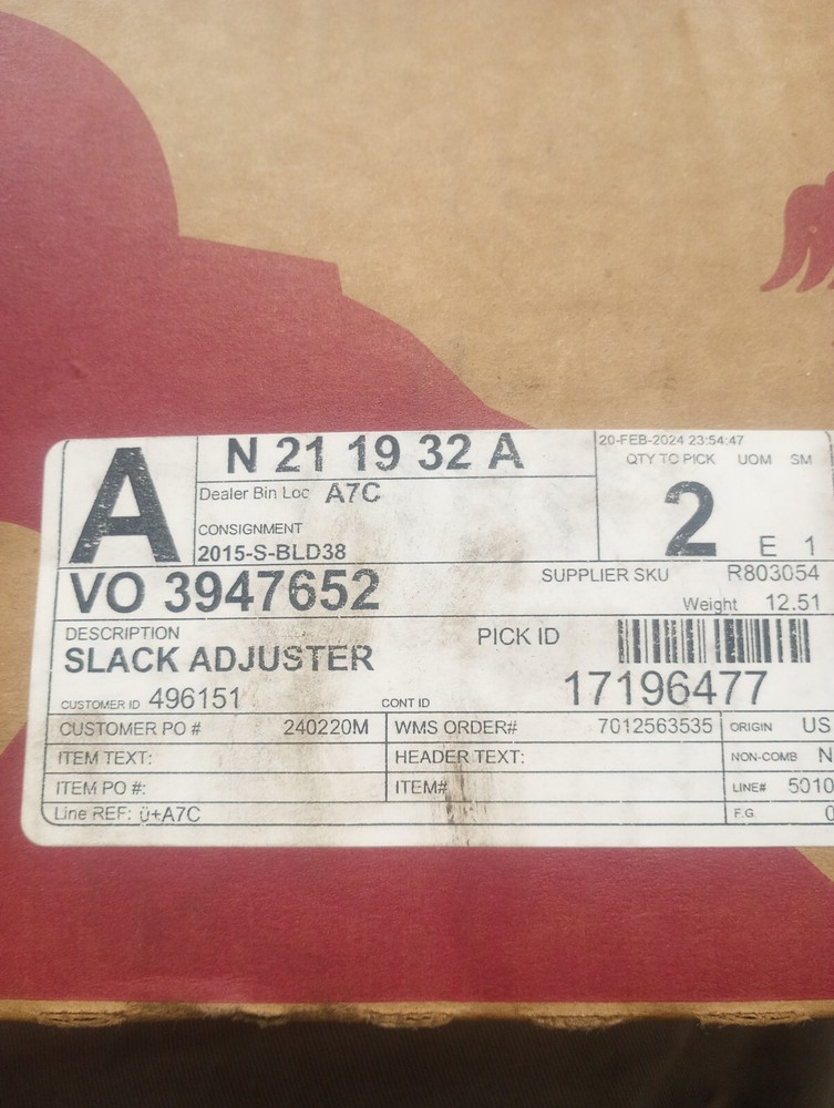 Meritor Slack Adjuster(VO3947652)