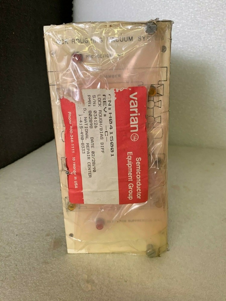 Varian Lock Roughing Vacuum System H0415001