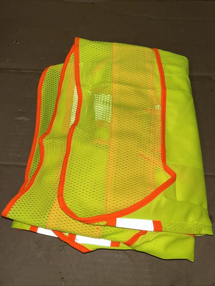 Lot/2 Stihl High Visibility Safety Vest Mesh Back Solid Front Class 2 Size XL