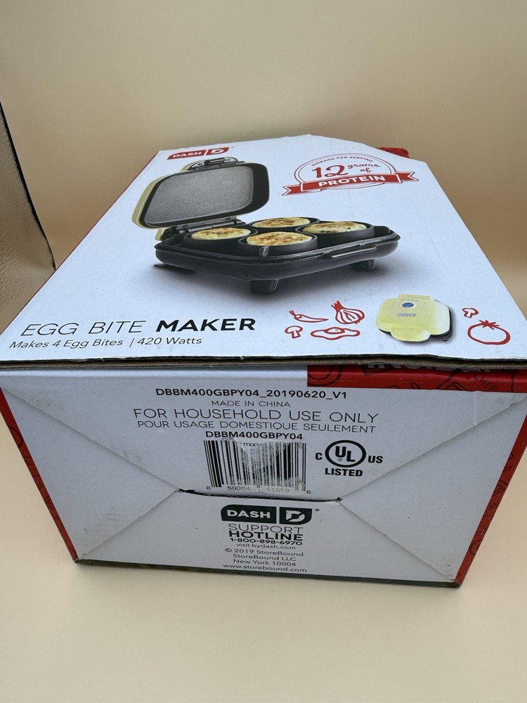 New, Open Box, Dash Mini Egg Bites Maker