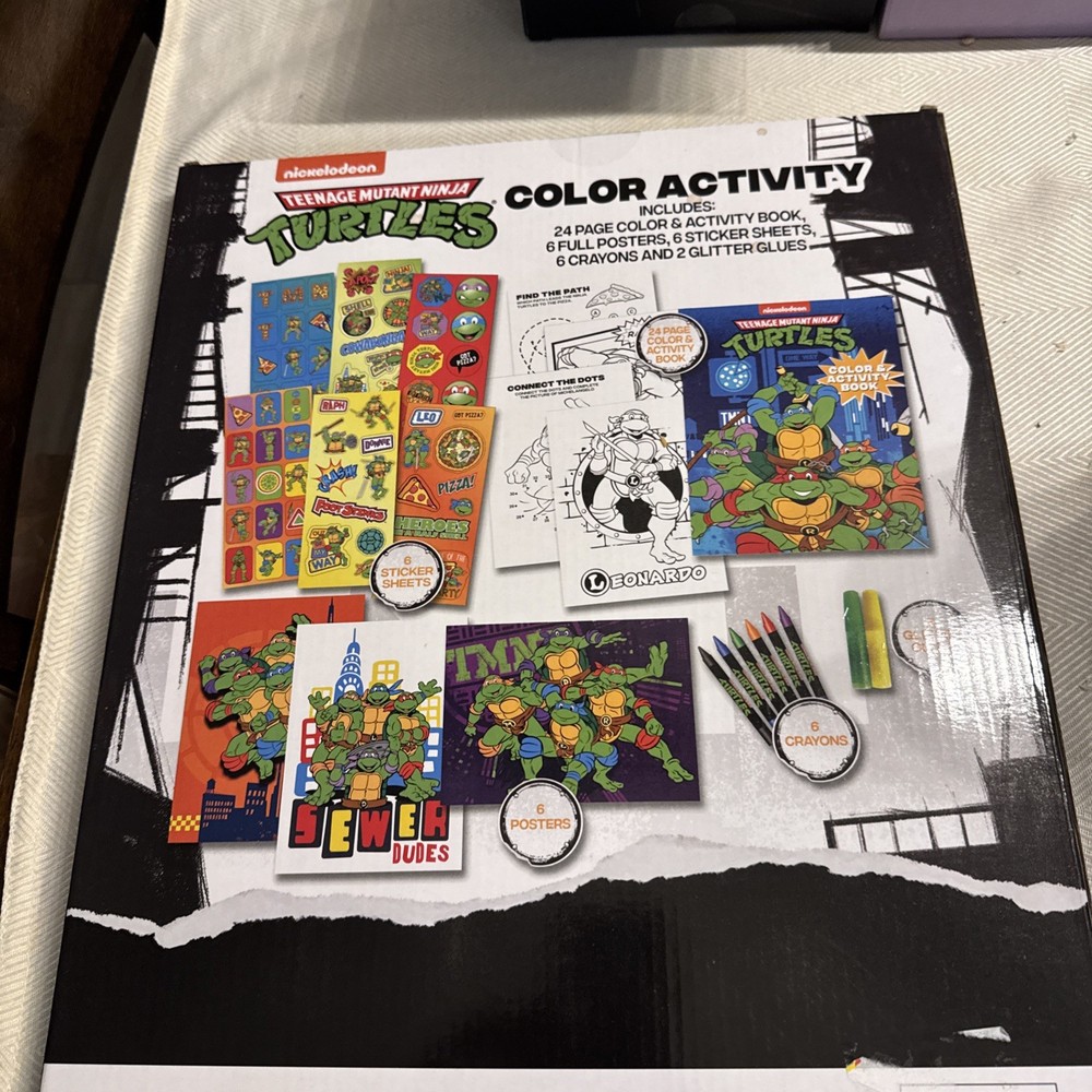Nickelodeon TMNT Color Activity Set