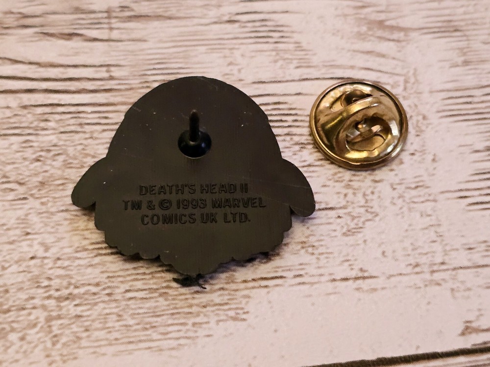 1993 Marvel Comics Death's Head II Plastic 1" Pinback Button Comic
