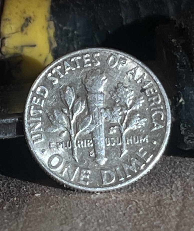 1964-D 10C Roosevelt Dime Silver Doubling Error
