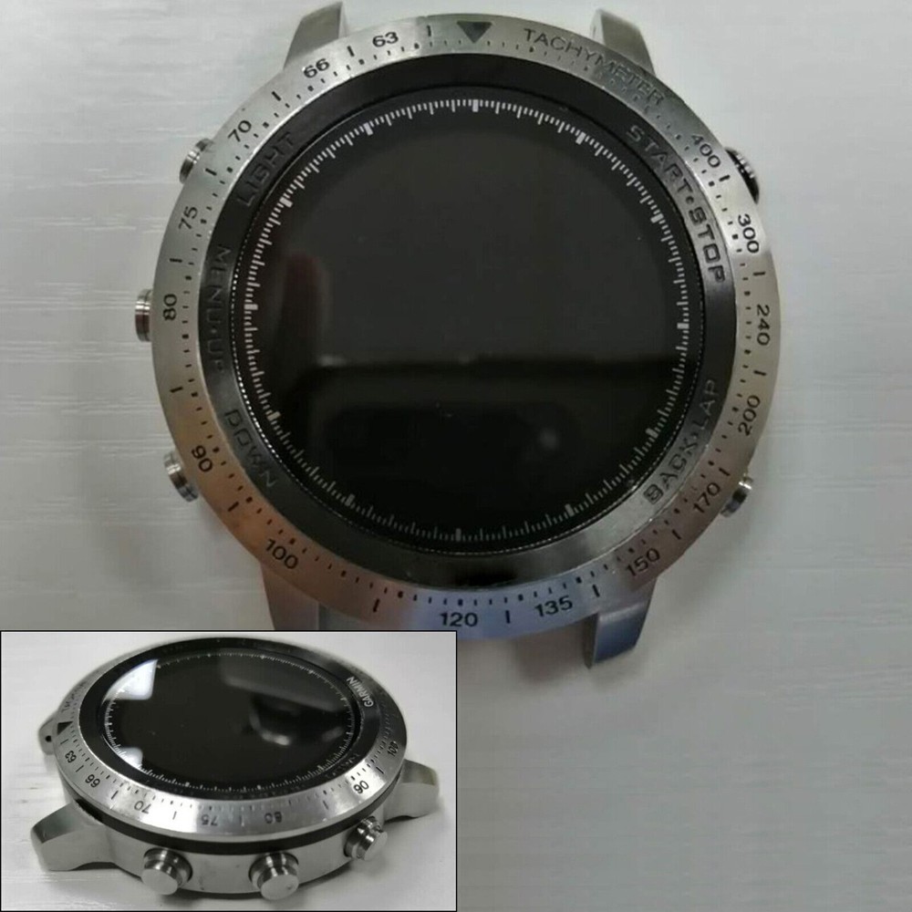 For Garmin Fenix Chronos Tachymeter Smart Watch LCD Display Screen Replace