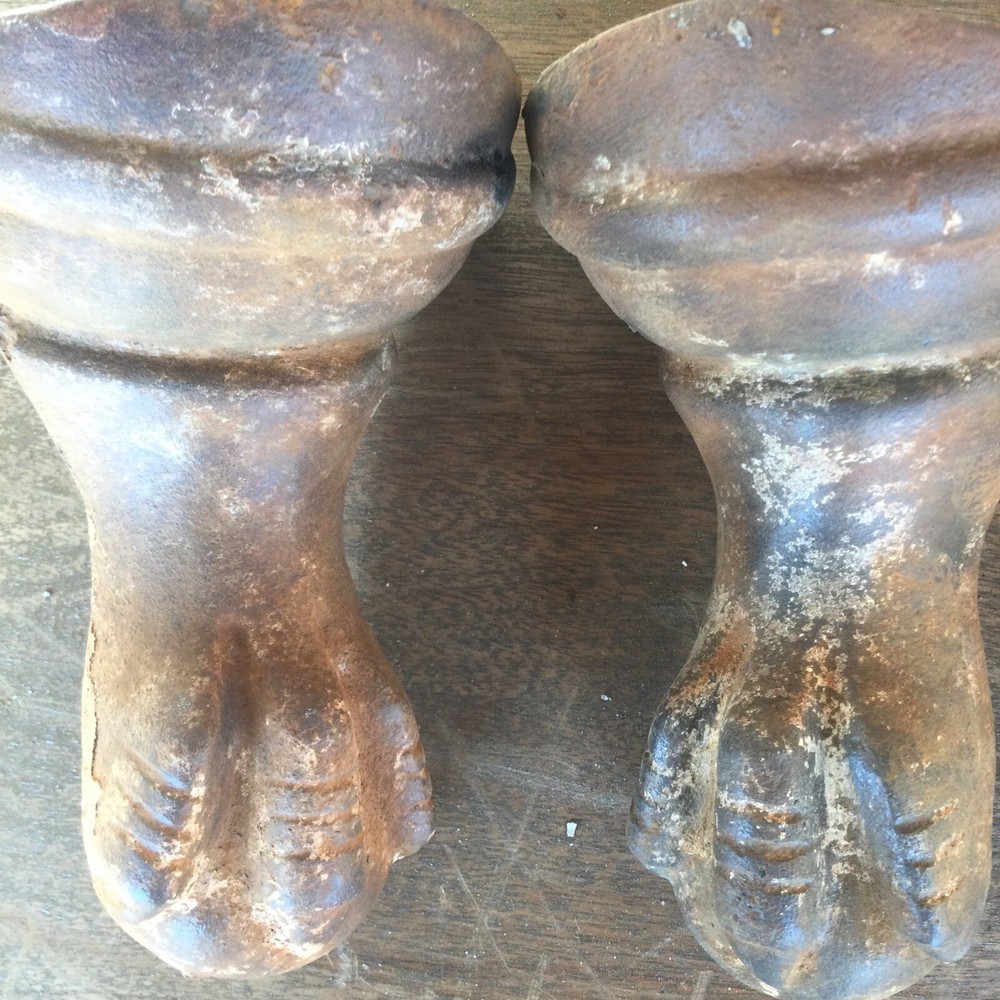 Claw Legs CAST IRON 3 7” Antique
