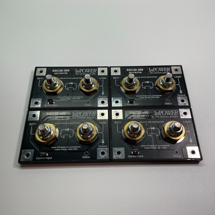 4x InPower SSC20-200 Solid State Disconnect Switch, 200A Over Shutdown - USA
